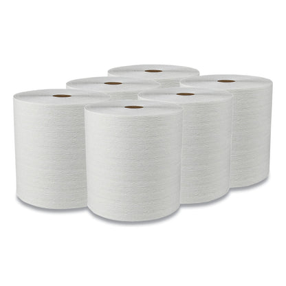 Kleenex Hard Roll Paper Towels with Premium Absorbency Pockets, 8" x 600 ft, 1.75" Core, White, 6 Rolls/Carton
