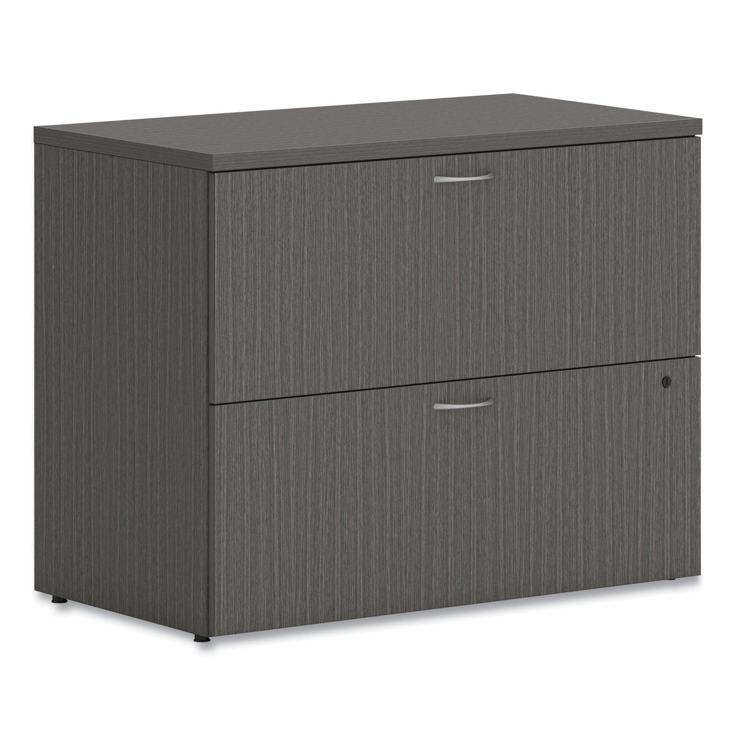 HON Mod Lateral File, 2 Legal/Letter-Size File Drawers, Slate Teak, 36" x 20" x 29"