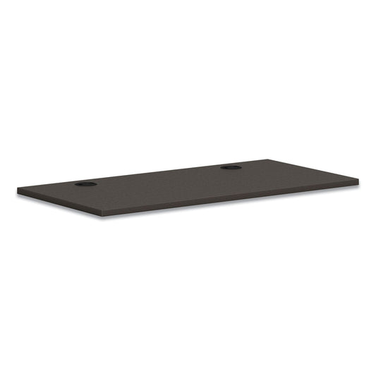 HON Mod Worksurface, Rectangular, 48w x 24d, Slate Teak