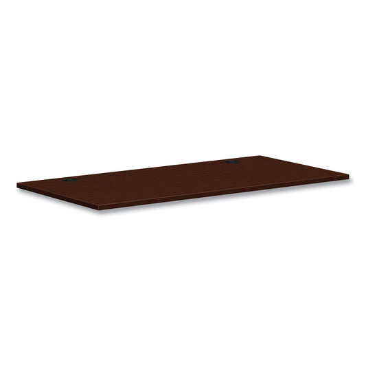 HON Mod Worksurface, Rectangular, 60w x 30d, Traditional Mahogany