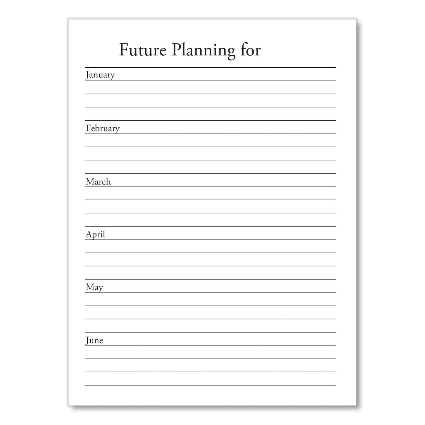 House of Doolittle Recycled Weekly Appointment Book Ruled without Appointment Times, 8.75 x 6.88, Black Cover, 12-Month (Jan to Dec): 2023