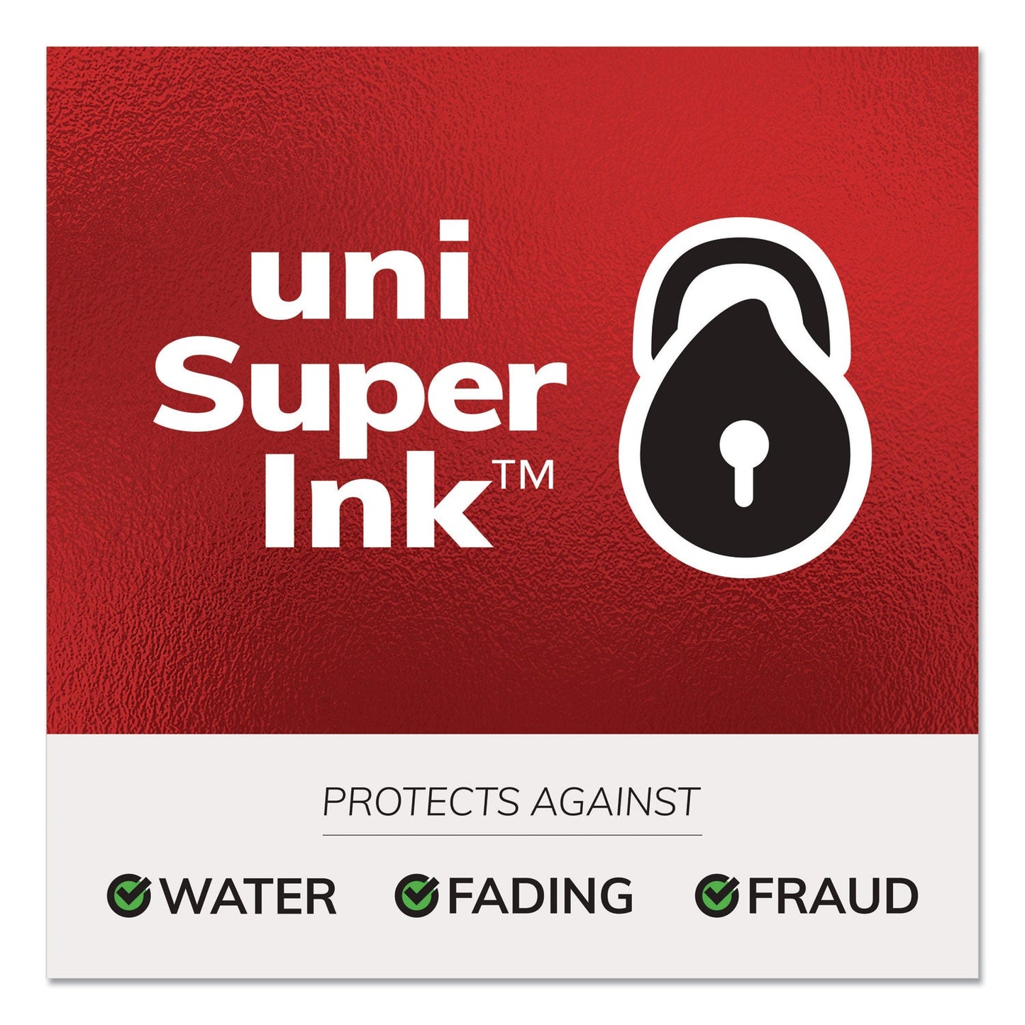 uniball 207 Impact Gel Pen, Stick, Bold 1 mm, Blue Ink, Black Barrel