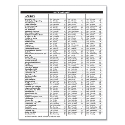House of Doolittle 14-Month Recycled Ruled Monthly Planner, 11 x 8.5, Black Cover, 14-Month (July to Aug): 2022 to 2023
