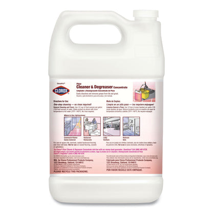 Clorox Professional Floor Cleaner and Degreaser Concentrate, 1 gal Bottle