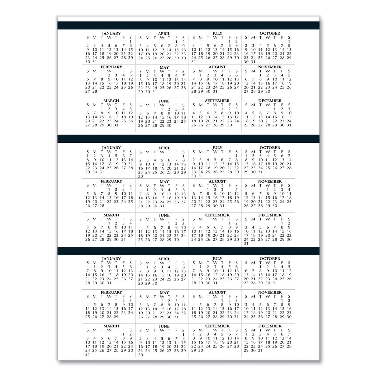 House of Doolittle Eight-Person Group Practice Daily Appointment Book, 11 x 8.5, Black Cover, 12-Month (Jan to Dec): 2023