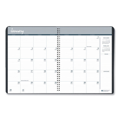 House of Doolittle Recycled Monthly 5-Year/62-Month Planner, 11 x 8.5, Black Cover, 62-Month (Dec to Jan): 2022 to 2028