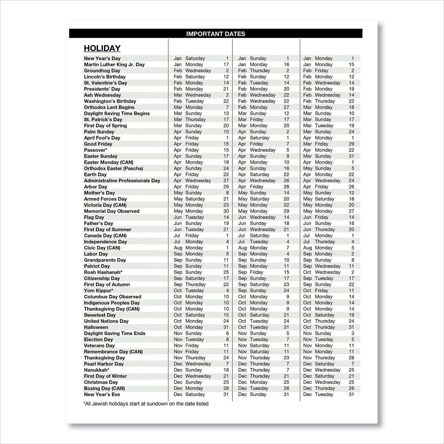 House of Doolittle Recycled Professional Weekly Planner, 15-Minute Appts, 11 x 8.5, Black Wirebound Soft Cover, 12-Month (Jan to Dec): 2023