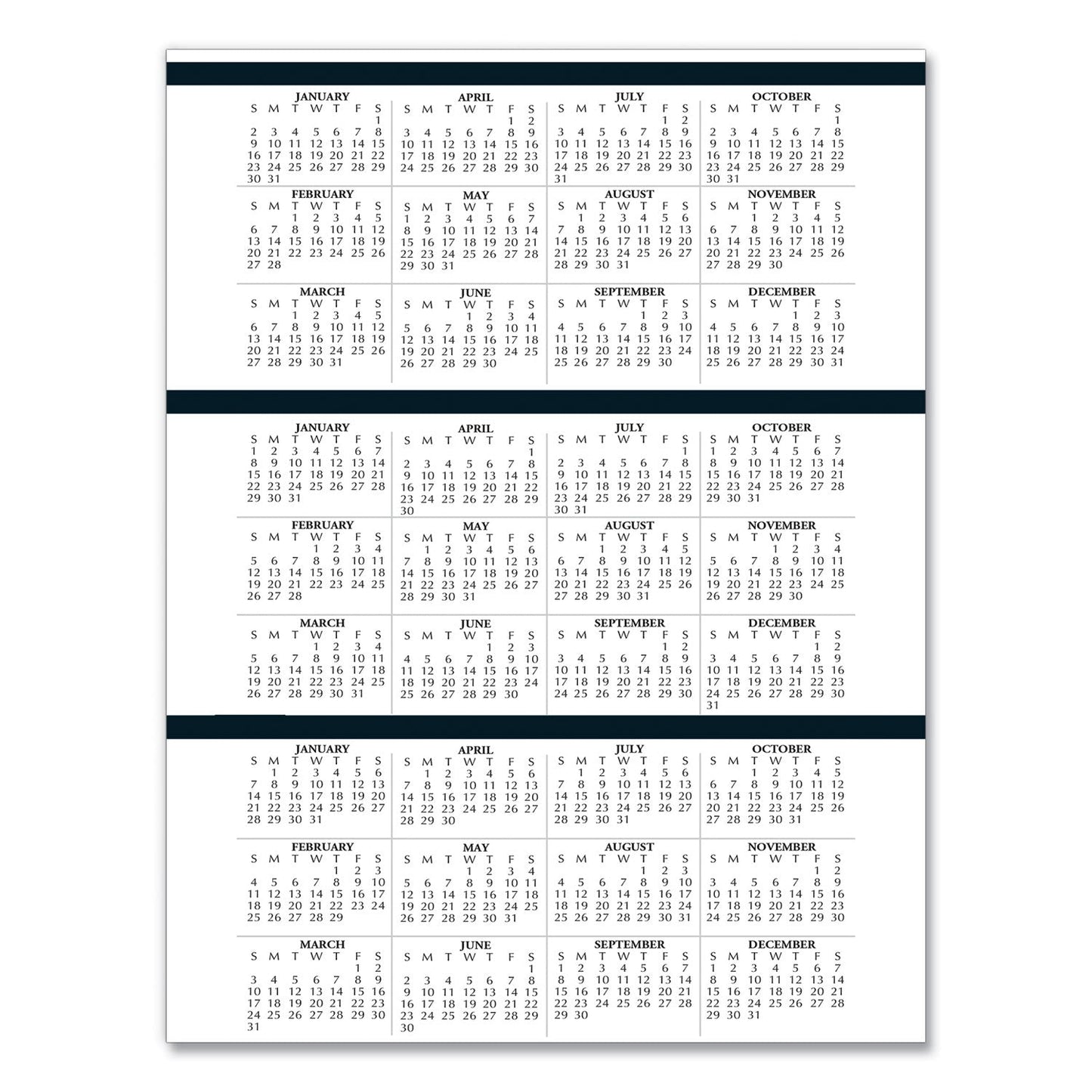 House of Doolittle Four-Person Group Practice Daily Appointment Book, 11 x 8.5, Black Cover, 12-Month (Jan to Dec): 2023