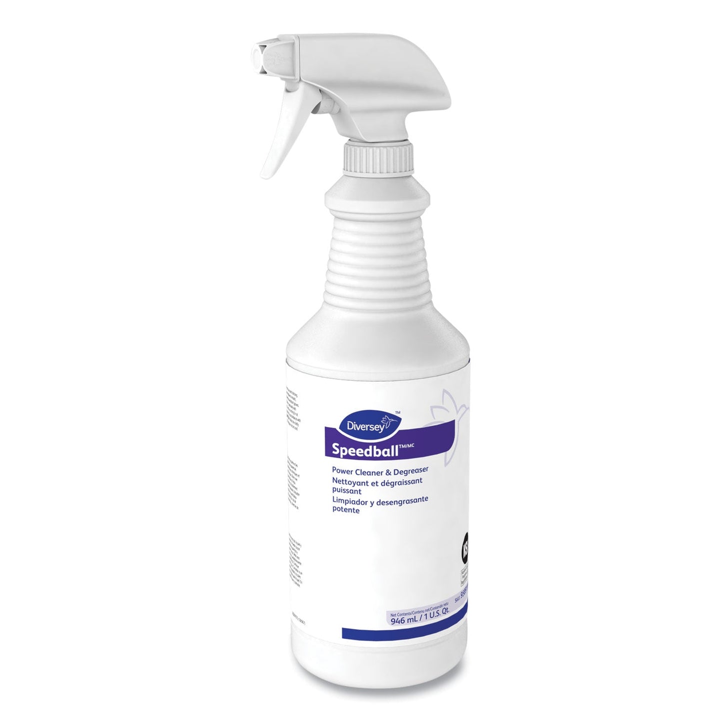 Diversey Speedball Heavy-Duty Cleaner, Citrus, Liquid, 1qt. Spray Bottle, 12/CT