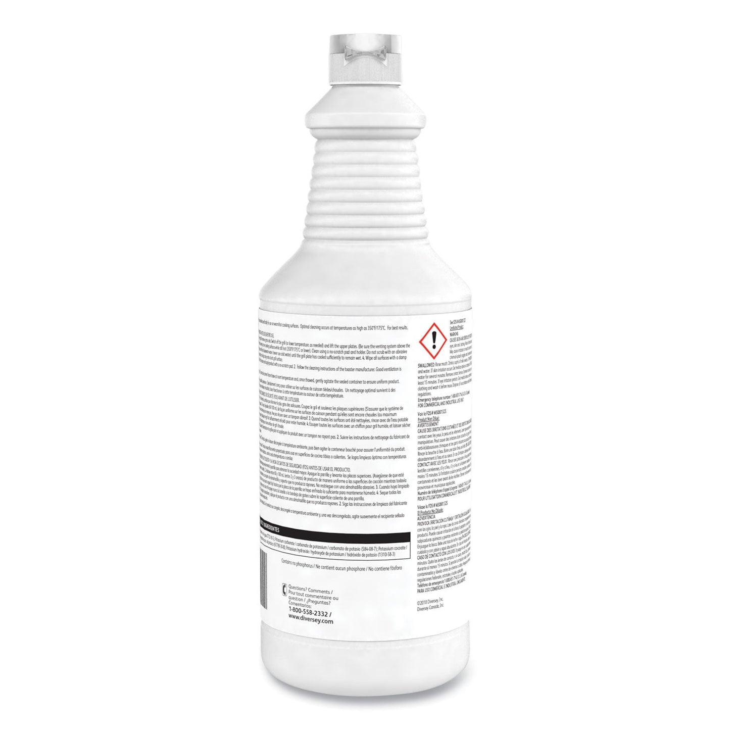 Diversey Suma Grill D9, 32 oz Bottle, 12/Carton