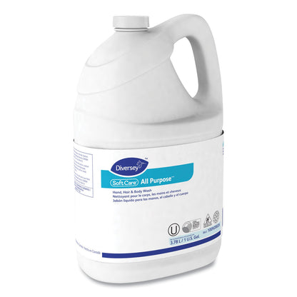 Diversey Soft Care All Purpose Liquid, Gentle Floral, 1 gal Bottle, 4/Carton