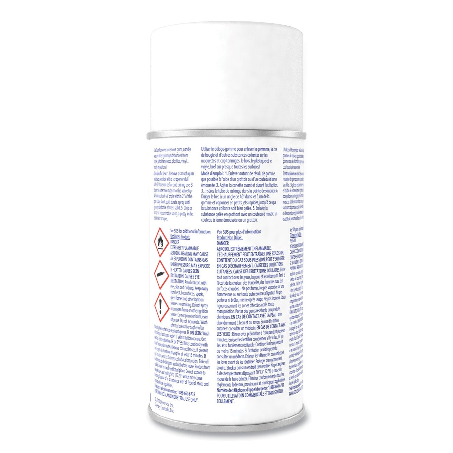 Diversey Gum Remover, 6.5 oz Aerosol Spray Can