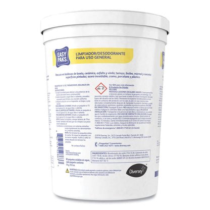 Easy Paks All-Purpose Cleaner/Deodorizer, 90 .5 oz Packets/Tub, 2 Tubs/Carton