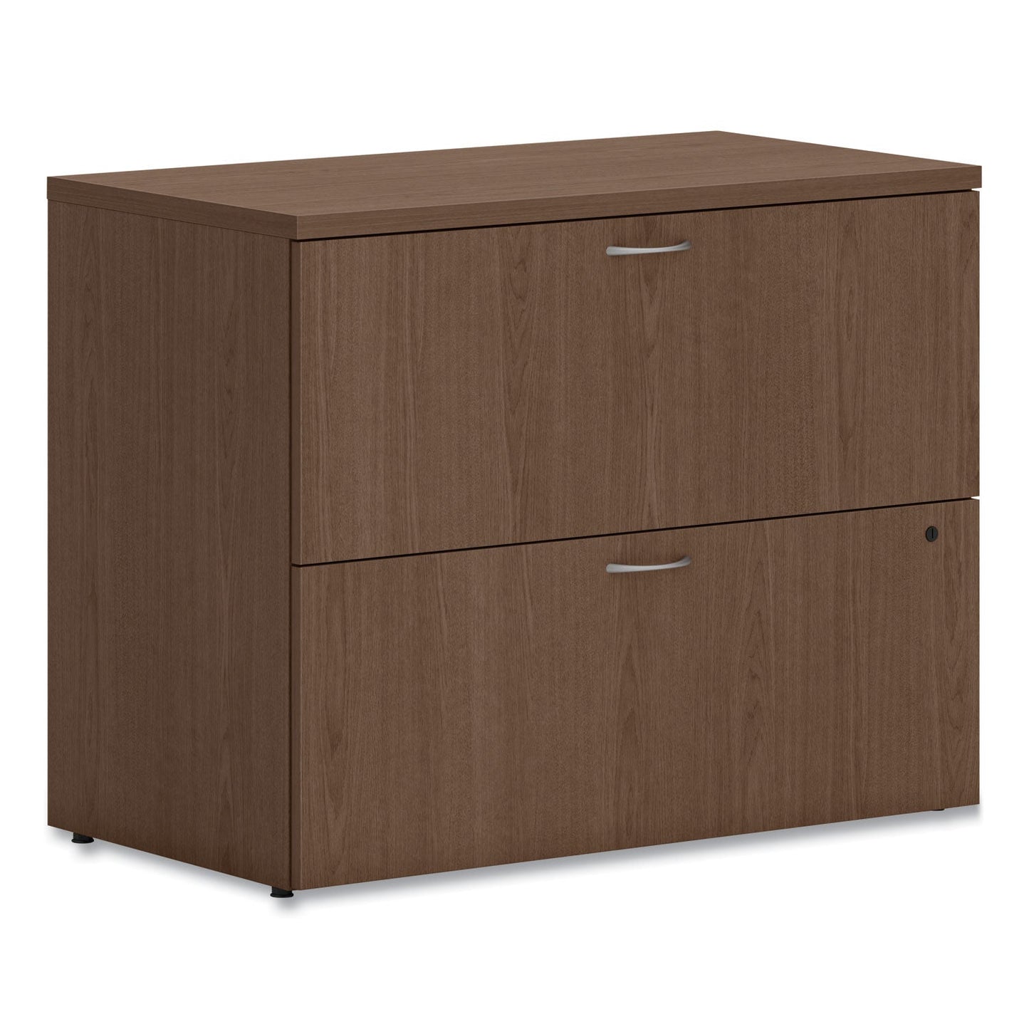 HON Mod Lateral File, 2 Legal/Letter-Size File Drawers, Sepia Walnut, 36" x 20" x 29"
