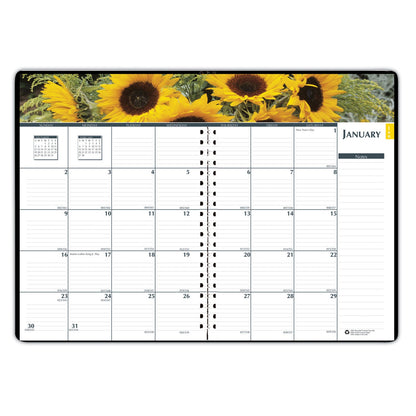 House of Doolittle Express Track Recycled Weekly Appointment Book/Monthly Planner, 8 x 5, Black Cover, 13-Month (Jan to Jan): 2023 to 2024