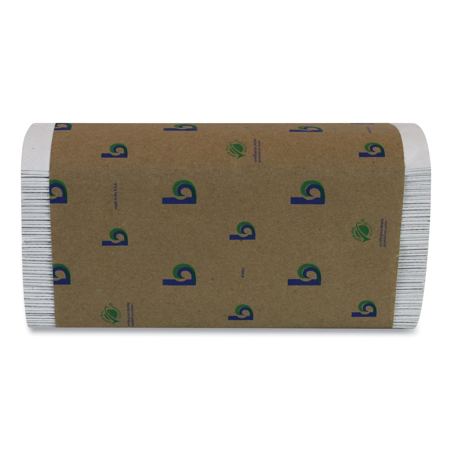 Boardwalk Green C-Fold Towels, 10.13 x 12.75, Natural White, 150/Pack, 16 Packs/Carton