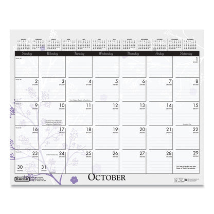 House of Doolittle Recycled Wild Flower Wall Calendar, Wild Flowers Artwork, 15 x 12, White/Multicolor Sheets, 12-Month (Jan to Dec): 2023