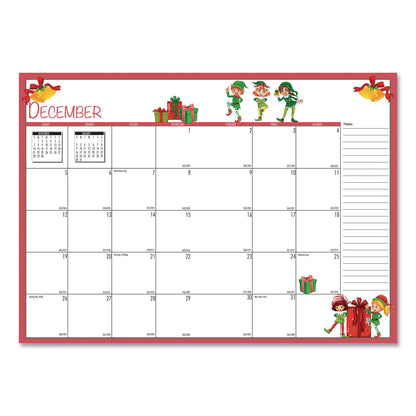 House of Doolittle Seasonal Monthly Planner, Seasonal Artwork, 10 x 7, Light Blue Cover, 12-Month (July to June): 2022 to 2023