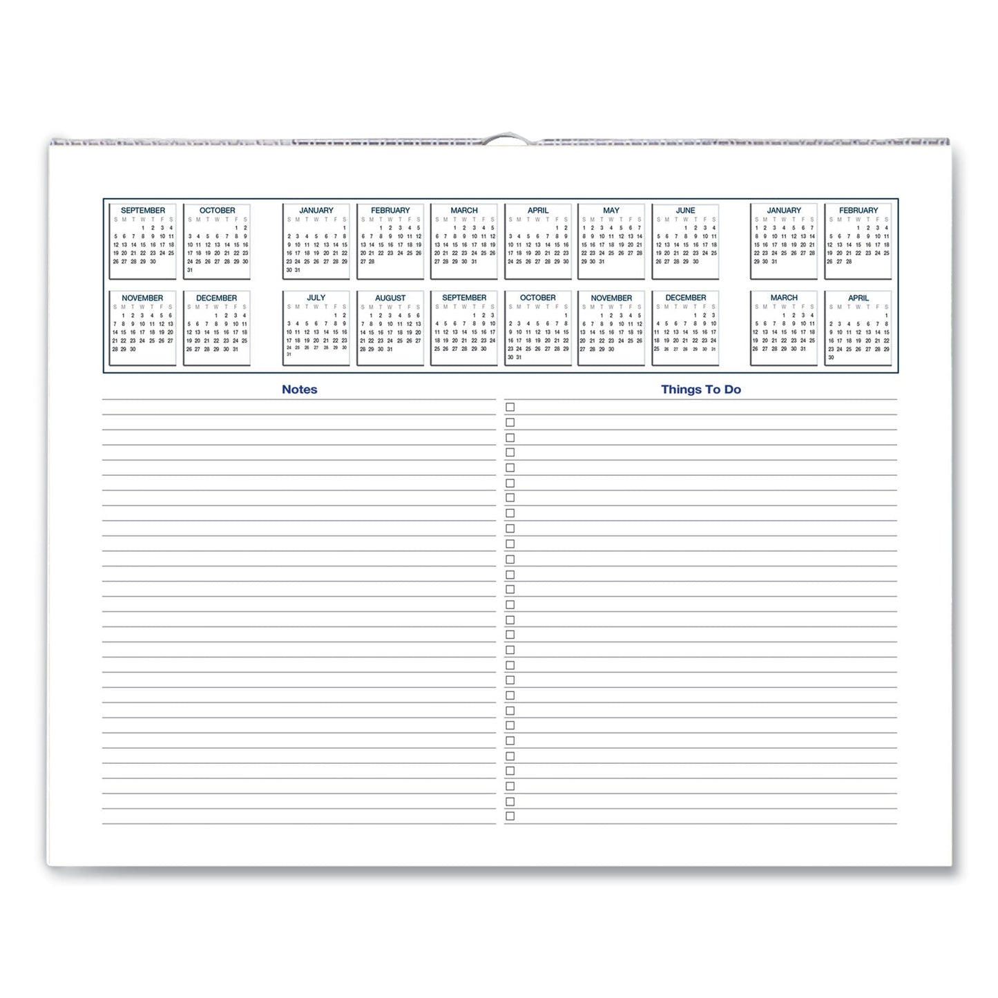 House of Doolittle Recycled Cosmos Wall Calendar, Cosmos Artwork, 14.88 x 12, White/Blue/Multicolor Sheets, 12-Month (Jan to Dec): 2023