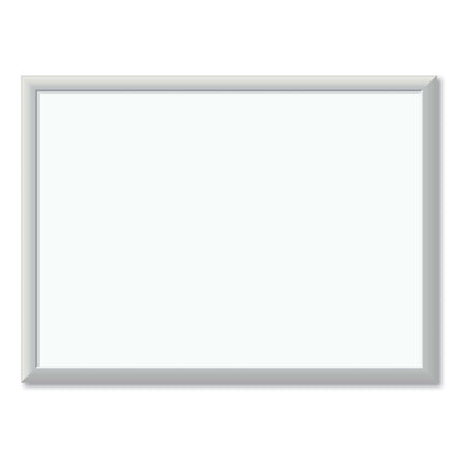 U Brands Melamine Dry Erase Board, 24 x 18, White Surface, Silver Frame