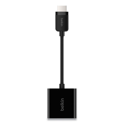 Belkin HDMI to VGA Adapter with Micro-USB Power, 9.8", Black