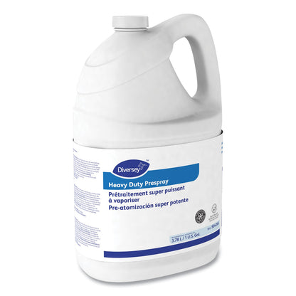 Diversey Carpet Cleanser Heavy-Duty Prespray, Fruity Scent, 1 gal Bottle, 4/Carton