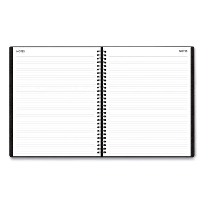 Blue Sky Aligned Weekly/Monthly Notes Planner, 8.75 x 7, Black Cover, 12-Month (Jan to Dec): 2023