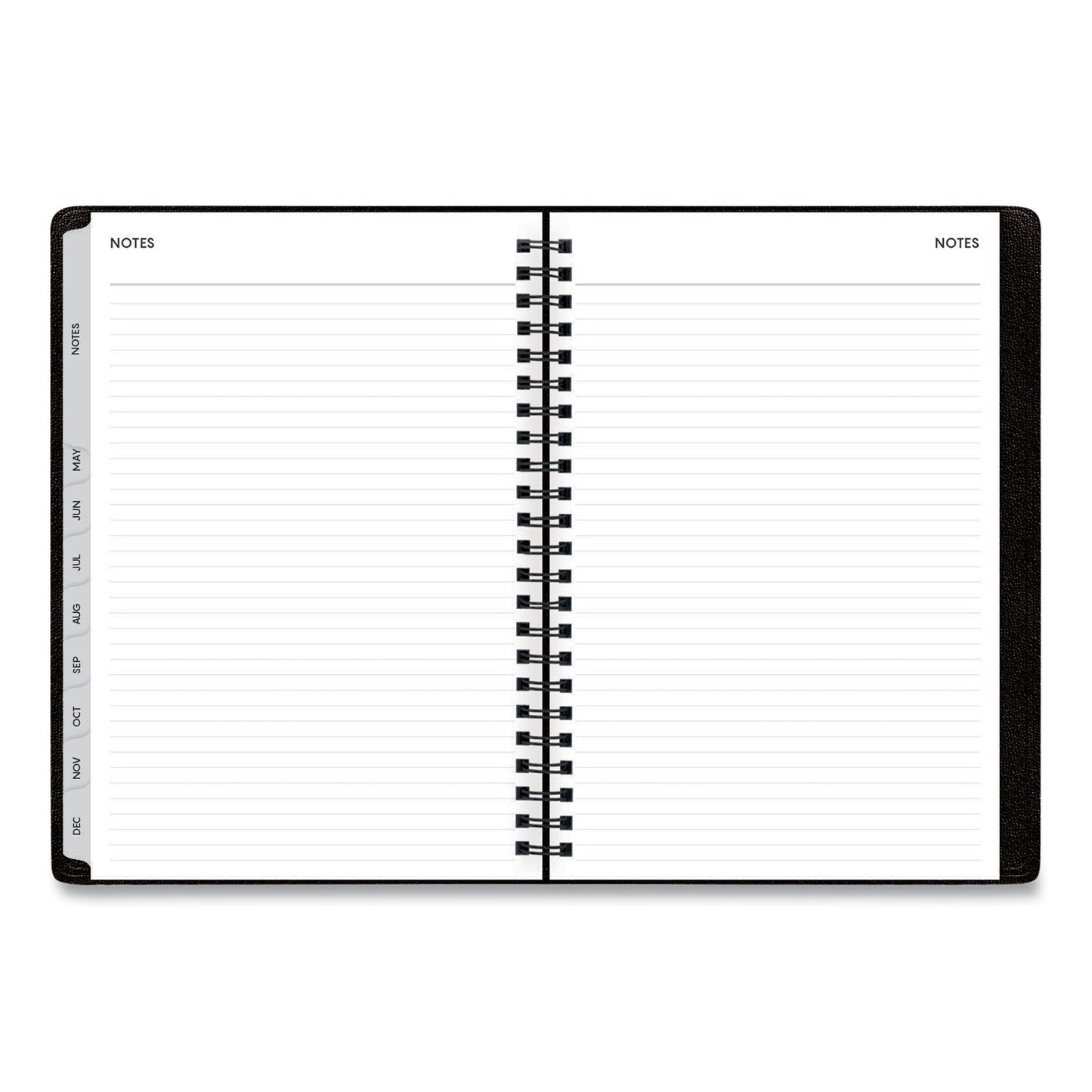Blue Sky Aligned Monthly Planner with Contacts Page and Extra Notes Pages, 8.63 x 5.88, Black Cover, 12-Month (Jan to Dec): 2023