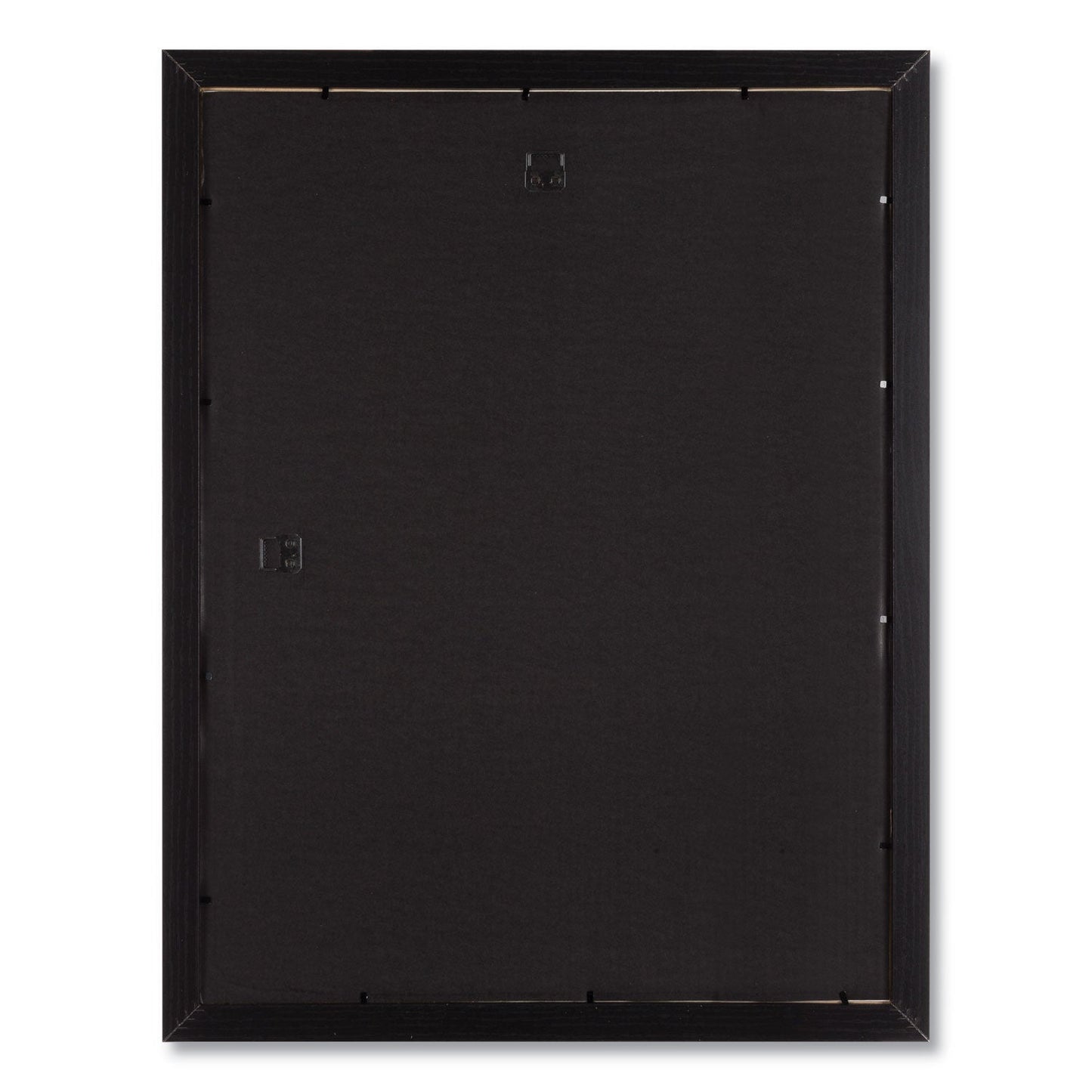 DAX Black Solid Wood Poster Frames with Plastic Window, Wide Profile, 18 x 24