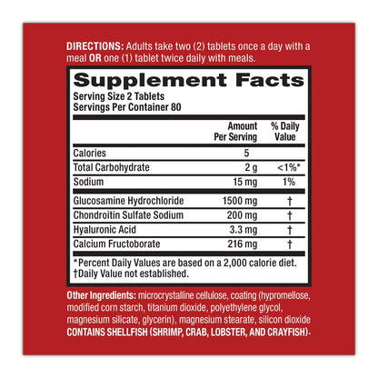 Move Free Advanced Joint Health Tablet, 160 Tablets