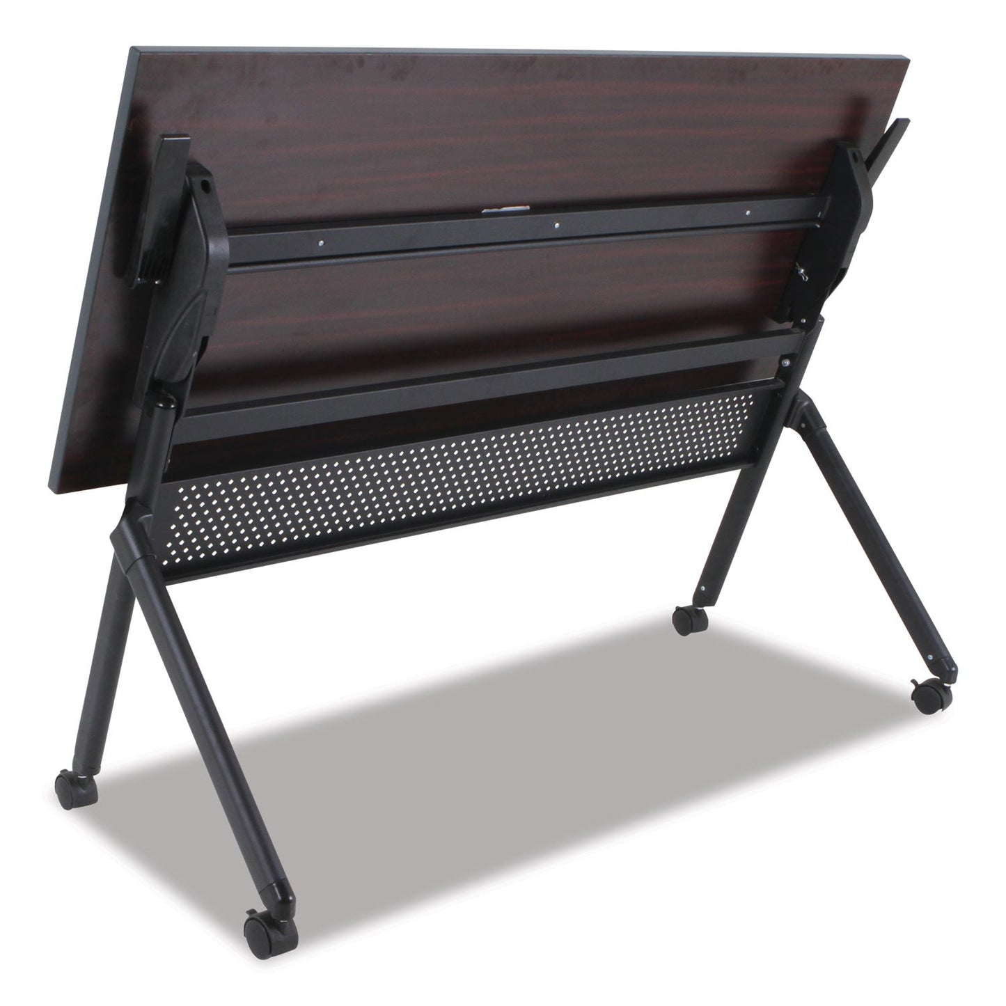 Alera Reversible Laminate Table Top, Rectangular, 59.5w x 23.63,Medium Cherry/Mahogany