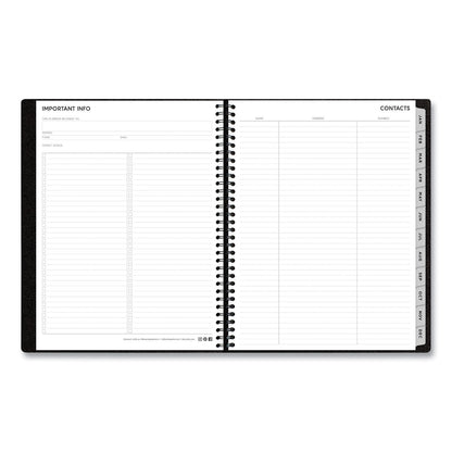 Blue Sky Aligned Weekly/Monthly Appointment Planner, 11 x 8.25, Black Cover, 12-Month (Jan to Dec): 2023