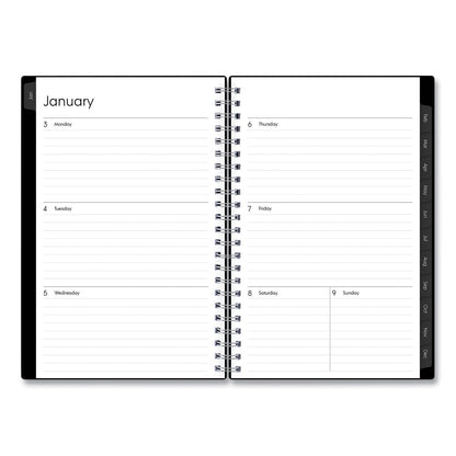 Blue Sky Enterprise Weekly/Monthly Planner, Enterprise Formatting, 8 x 5, Black Cover, 12-Month (Jan to Dec): 2023