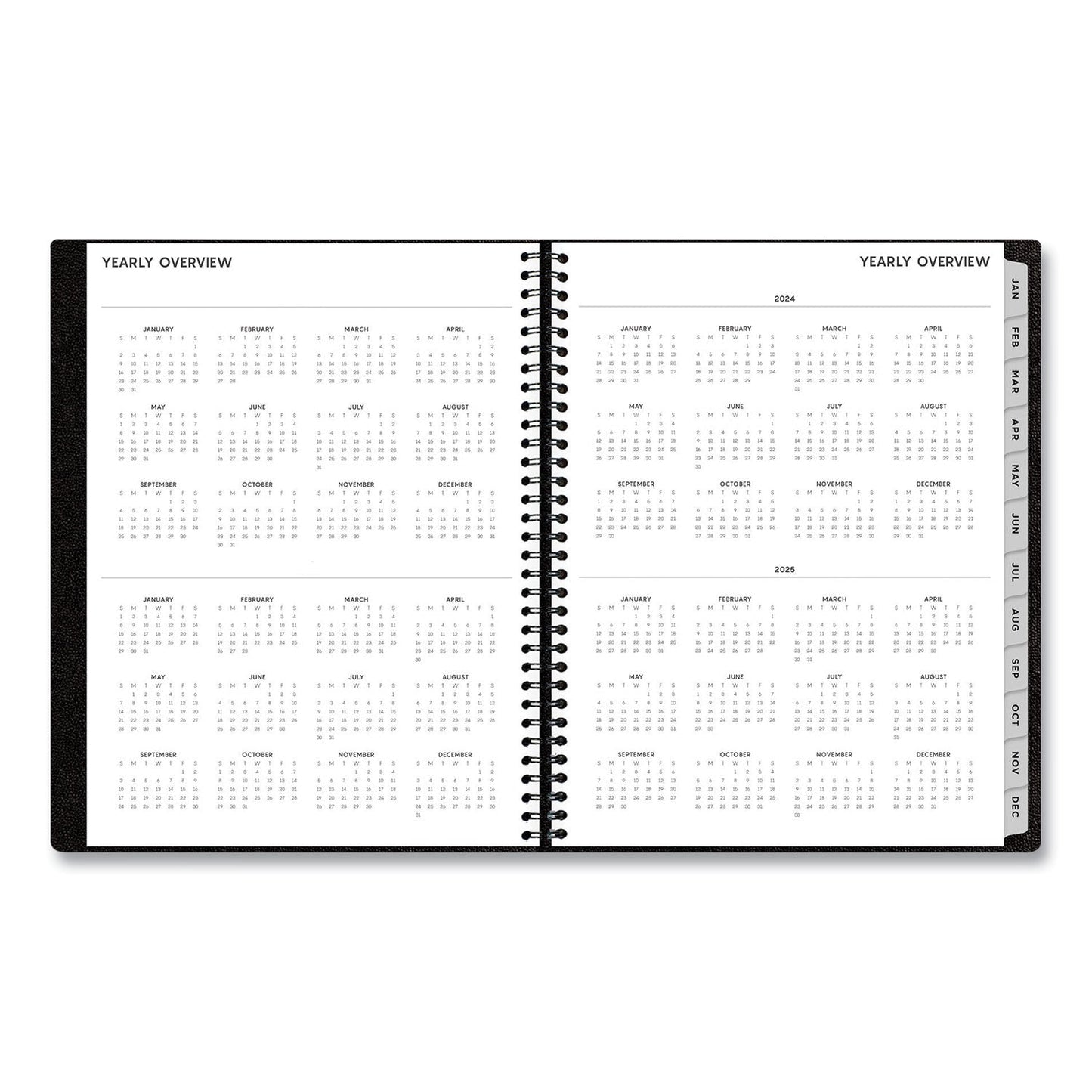 Blue Sky Aligned Weekly/Monthly Appointment Planner, 11 x 8.25, Black Cover, 12-Month (Jan to Dec): 2023