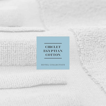 Luxury Bath Mat Floor Towel Set Grey White 22 x34 in 2 Pack Absorbent Cotton