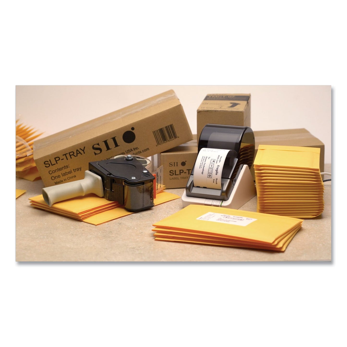 Seiko SLP-620 Smart Label Printer with Label Creator Software, 70 mm/sec Print Speed, 300 dpi, 4.5 x 6.78 x 5.78