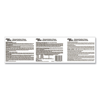 Clean Quick Powdered Sanitizer/Cleanser, 10 lb Bucket, 3/Carton
