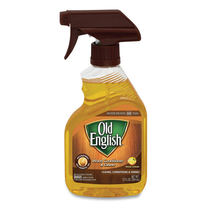 OLD ENGLISH Lemon Oil, Furniture Polish, 12oz, Spray Bottle