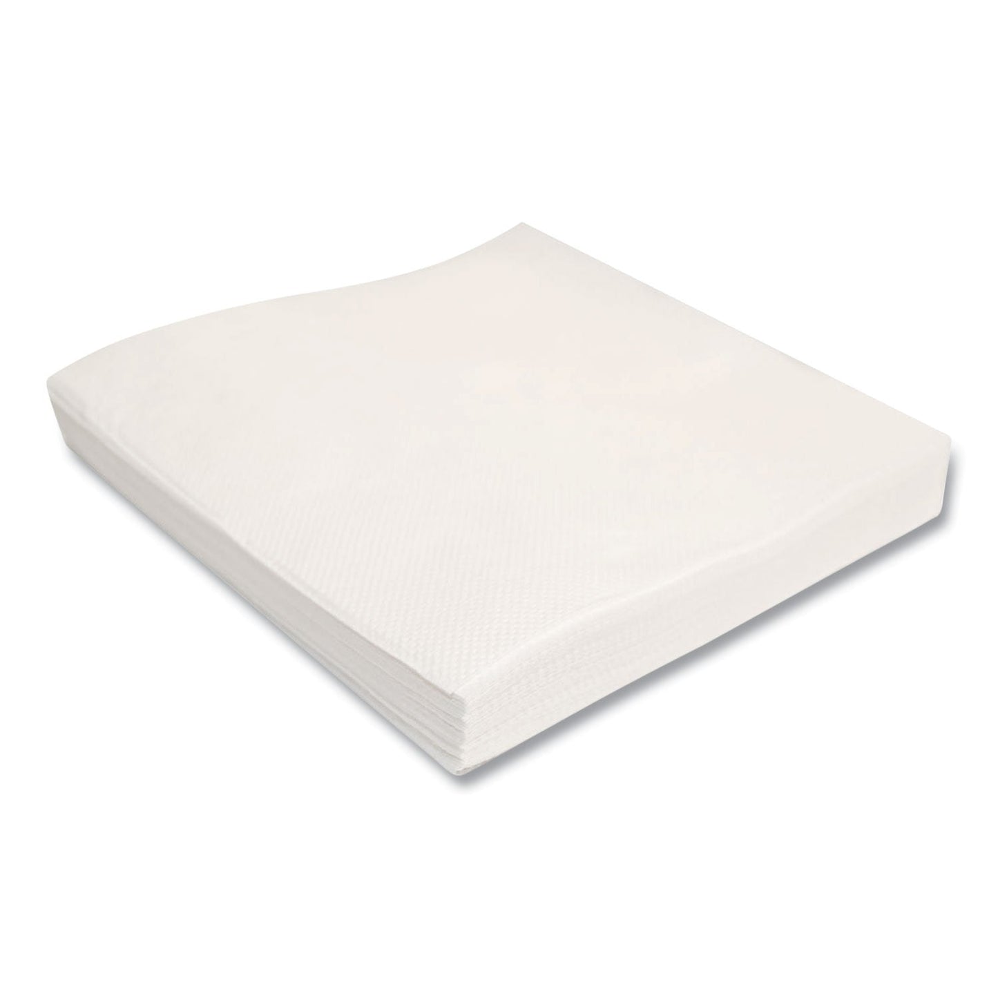 Morcon Tissue Morsoft 1/4 Fold Lunch Napkins, 1 Ply, 11.8" x 11.8", White, 6,000/Carton