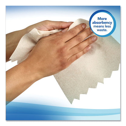Scott Essential 100% Recycled Fiber Hard Roll Towel, 1.75" Core, 8" x 700 ft, Brown, 6/Carton