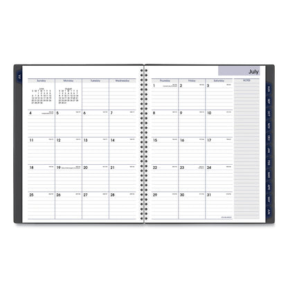 AT-A-GLANCE DayMinder Academic Weekly/Monthly Desktop Planner, Timed Appointments, 11 x 8, Charcoal Cover, 12-Month(July-June): 2022-2023