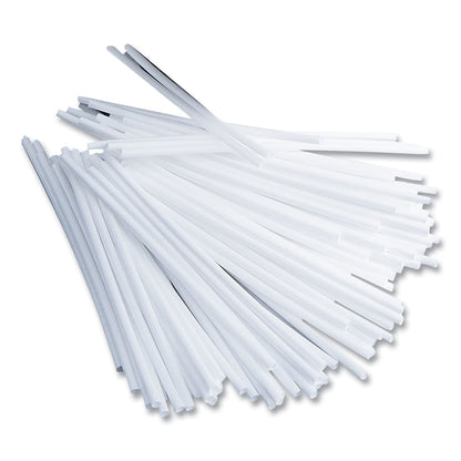 Office Snax Plastic Stir Sticks, 5", White, 1,000/Box