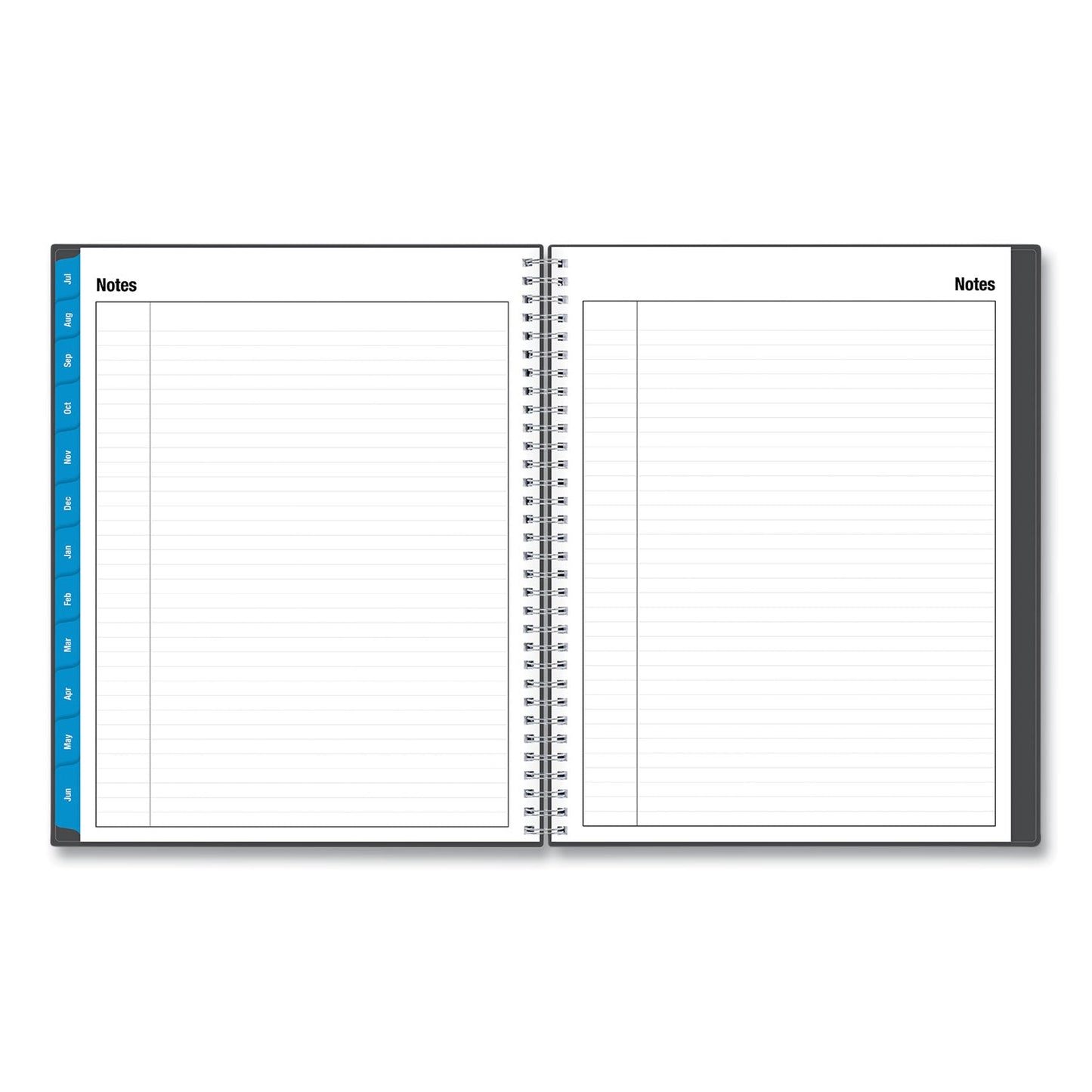 Blue Sky Collegiate Academic Year Weekly/Monthly Planner, 11 x 8.5, Charcoal Cover, 12-Month (July to June): 2022 to 2023
