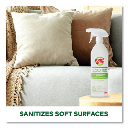 Scotch-Brite One Step Disinfectant and Cleaner, Light Fresh Scent, 28 oz Spray Bottle