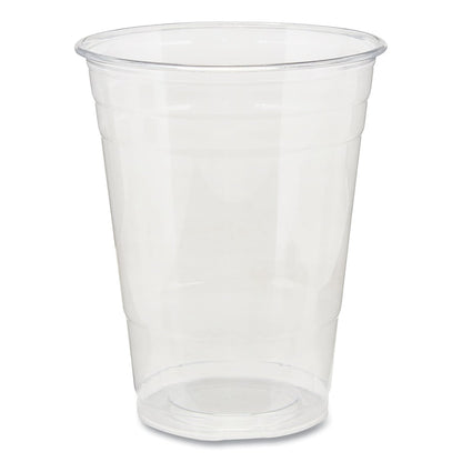 Dixie Clear Plastic PETE Cups, 16 oz, 25/Sleeve, 20 Sleeves/Carton