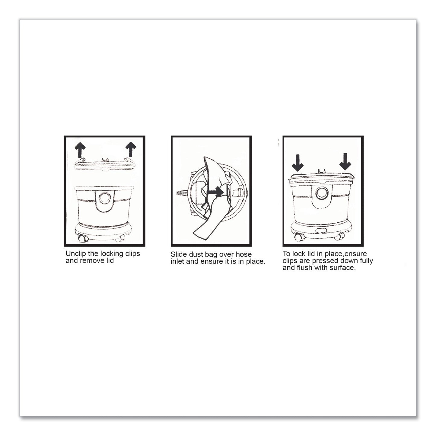 Hoover Disposable Vacuum Bags, Hepa CC1, 10/Pack