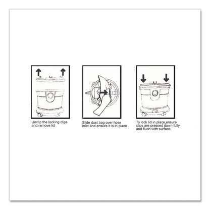 Hoover Disposable Vacuum Bags, Hepa CC1, 10/Pack