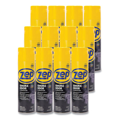 Zep Commercial Smoke Odor Eliminator, Fresh, 16 oz, 12/Carton