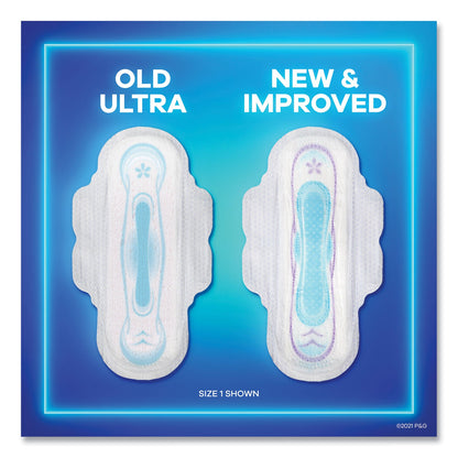 Always Ultra Thin Pads with Wings, Size 2, Long, Super Absorbent, 32/Pack