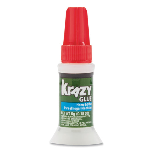 Krazy Glue All Purpose Brush-On Krazy Glue, 0.18 oz, Dries Clear
